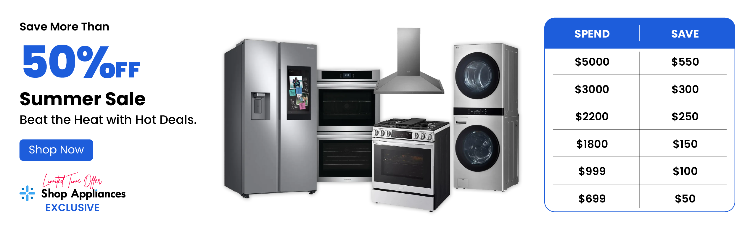 Summer Sale - Save Up To 50% OFF - Buy More, Save More - Celebrate with Huge Savings!